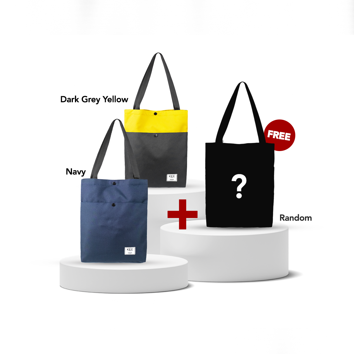 Buy 2 Get 3 - Lila 1.0 Tote Bag-Tote Bag-KEE INDONESIA