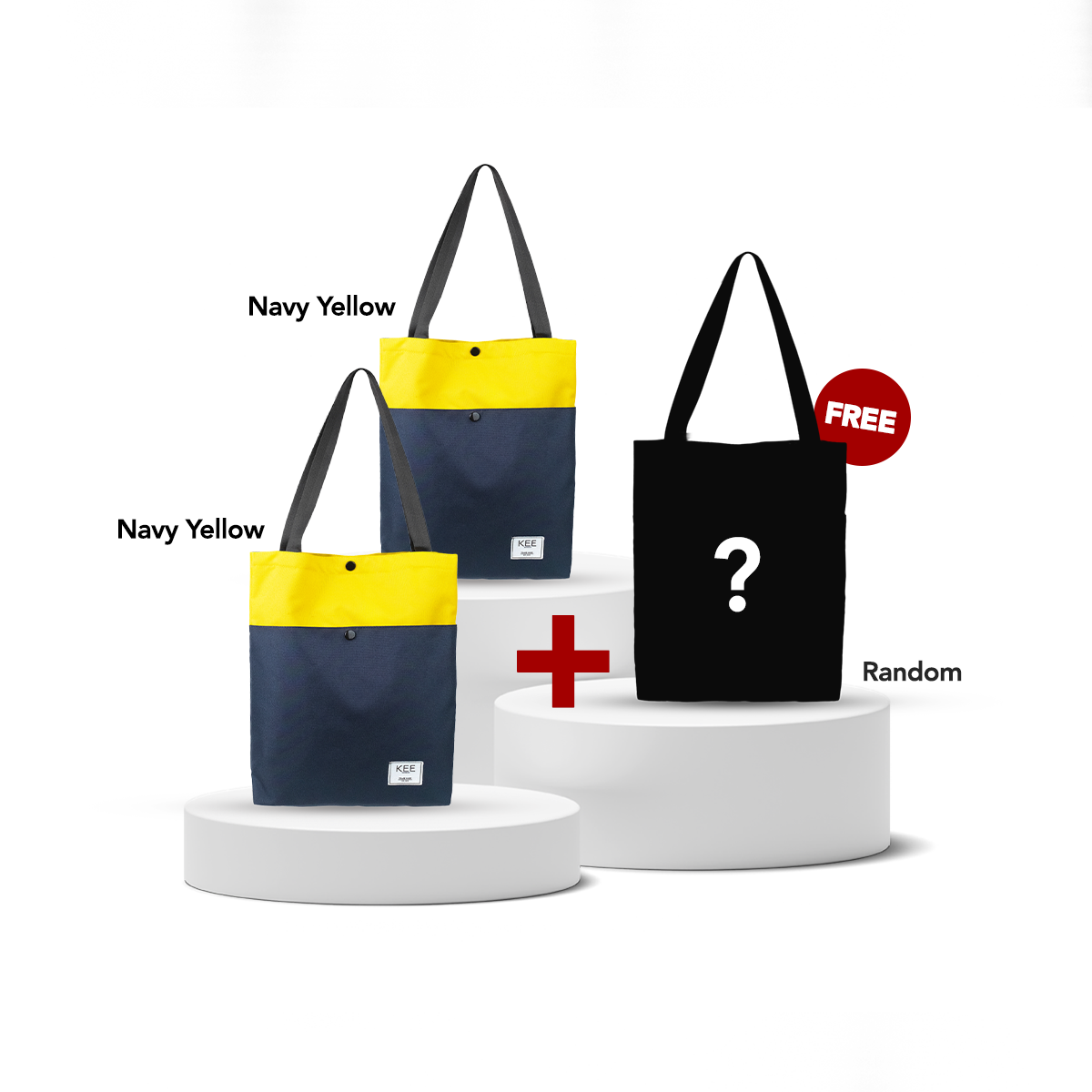 Buy 2 Get 3 - Lila 1.0 Tote Bag-Tote Bag-KEE INDONESIA