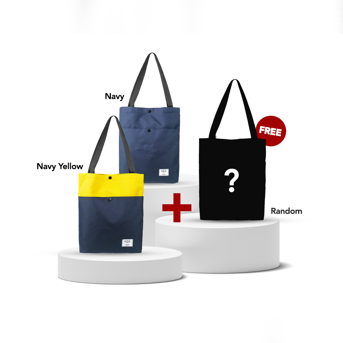 Buy 2 Get 3 - Lila 1.0 Tote Bag-Tote Bag-KEE INDONESIA