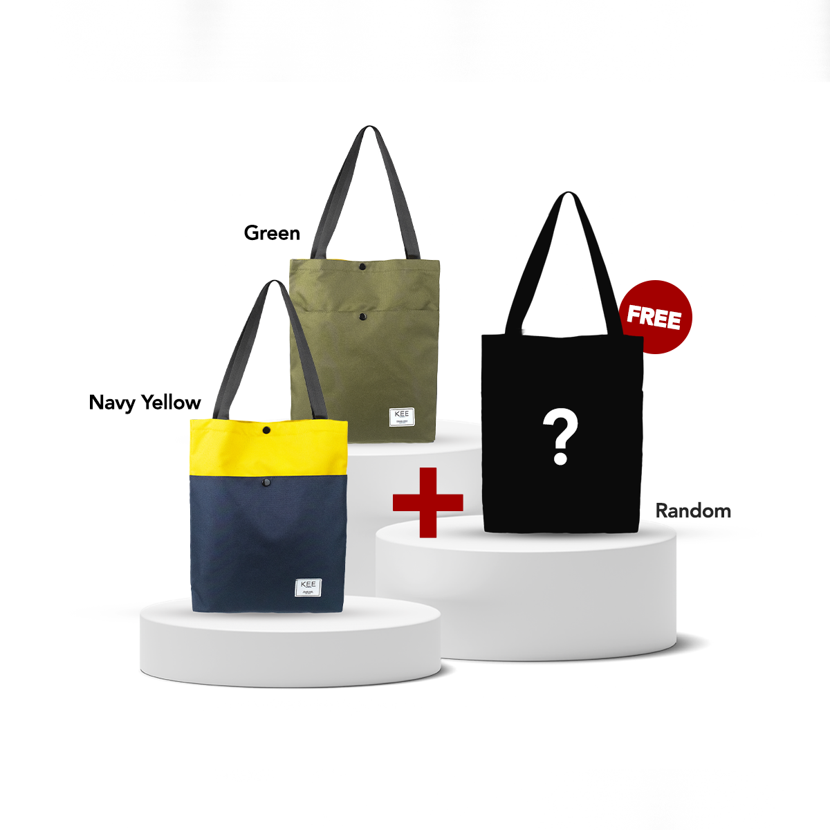 Buy 2 Get 3 - Lila 1.0 Tote Bag-Tote Bag-KEE INDONESIA