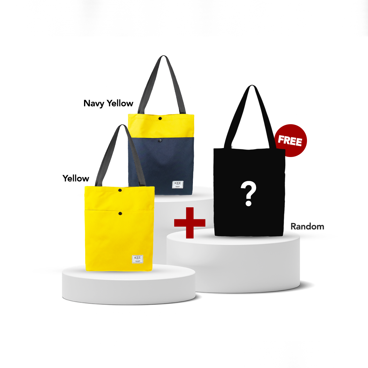 Buy 2 Get 3 - Lila 1.0 Tote Bag-Tote Bag-KEE INDONESIA
