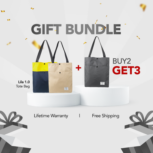 Buy 2 Get 3 - Lila 1.0 Tote Bag-Tote Bag-KEE INDONESIA