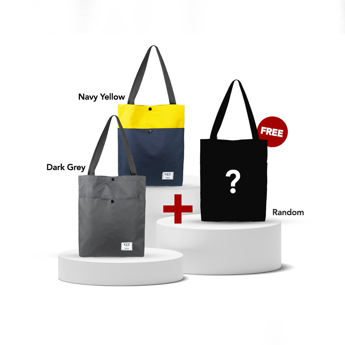 Buy 2 Get 3 - Lila 1.0 Tote Bag-Tote Bag-KEE INDONESIA