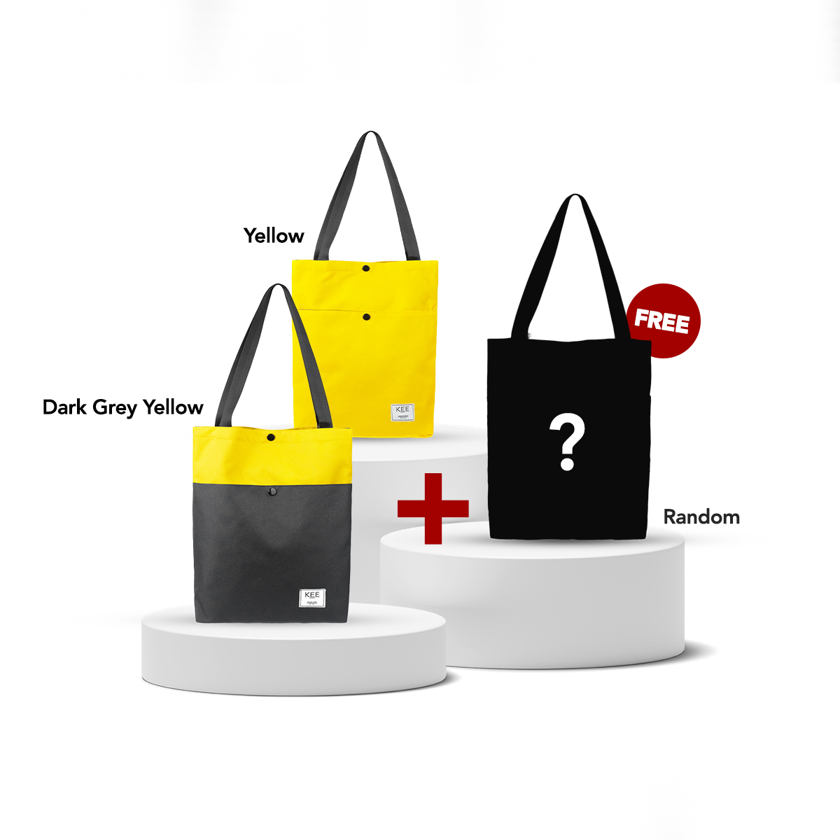Buy 2 Get 3 - Lila 1.0 Tote Bag-Tote Bag-KEE INDONESIA