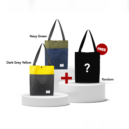 Buy 2 Get 3 - Lila 1.0 Tote Bag-Tote Bag-KEE INDONESIA