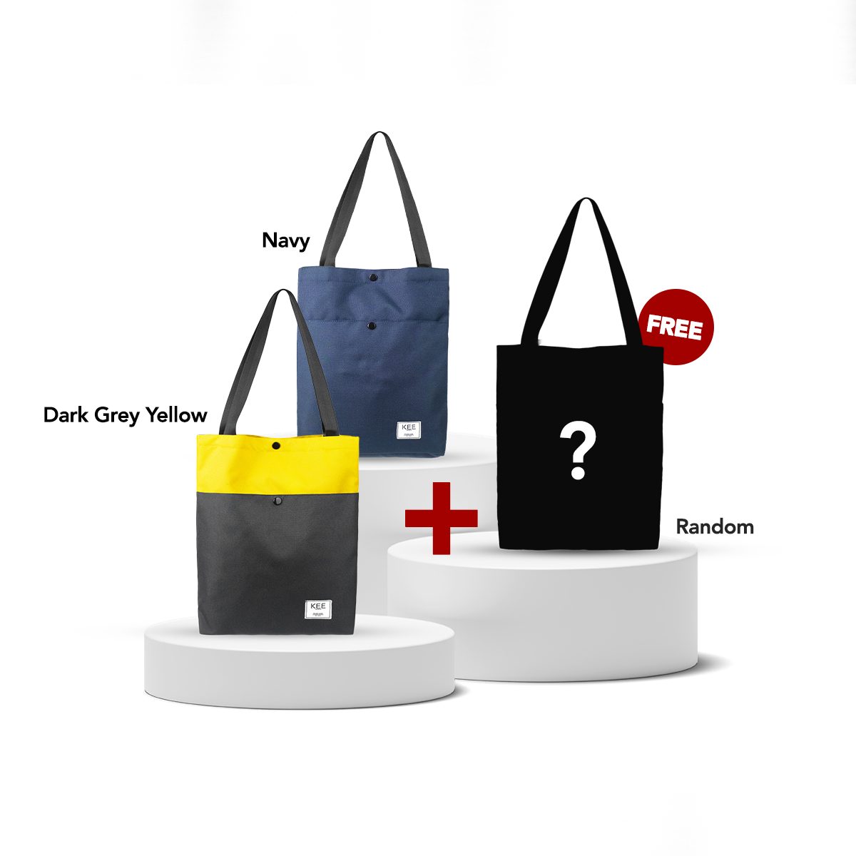 Buy 2 Get 3 - Lila 1.0 Tote Bag-Tote Bag-KEE INDONESIA