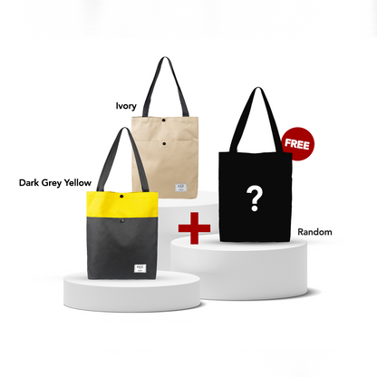 Buy 2 Get 3 - Lila 1.0 Tote Bag-Tote Bag-KEE INDONESIA