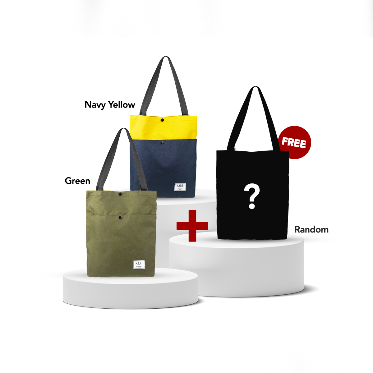 Buy 2 Get 3 - Lila 1.0 Tote Bag-Tote Bag-KEE INDONESIA
