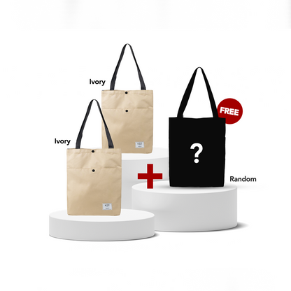 Buy 2 Get 3 - Lila 1.0 Tote Bag-Tote Bag-KEE INDONESIA