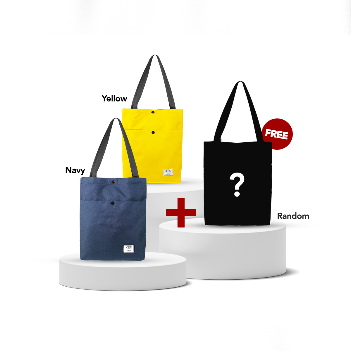 Buy 2 Get 3 - Lila 1.0 Tote Bag-Tote Bag-KEE INDONESIA