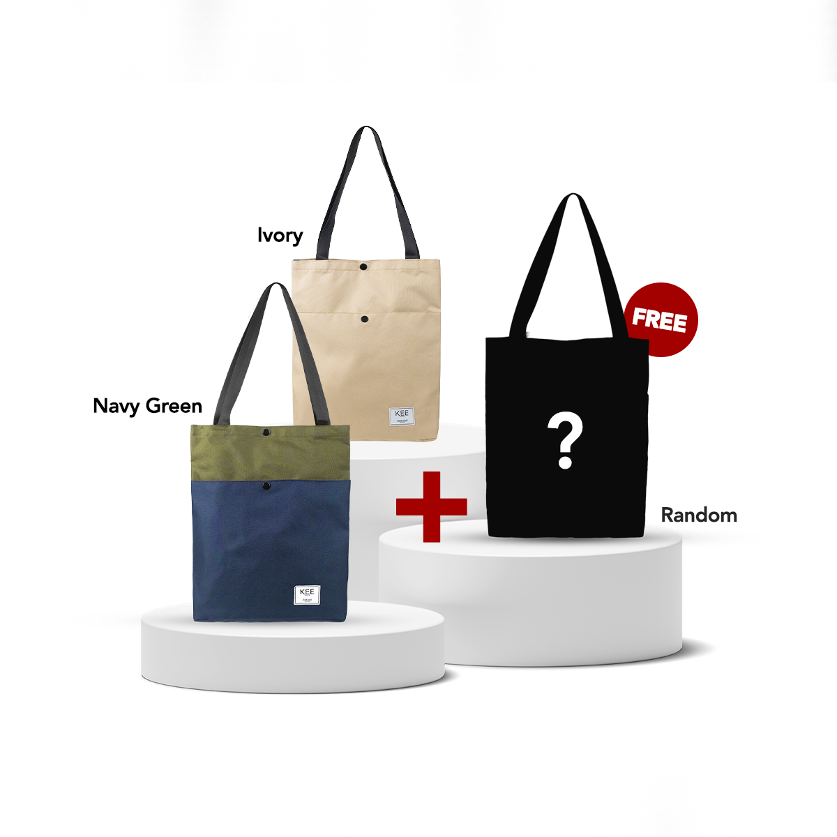 Buy 2 Get 3 - Lila 1.0 Tote Bag-Tote Bag-KEE INDONESIA