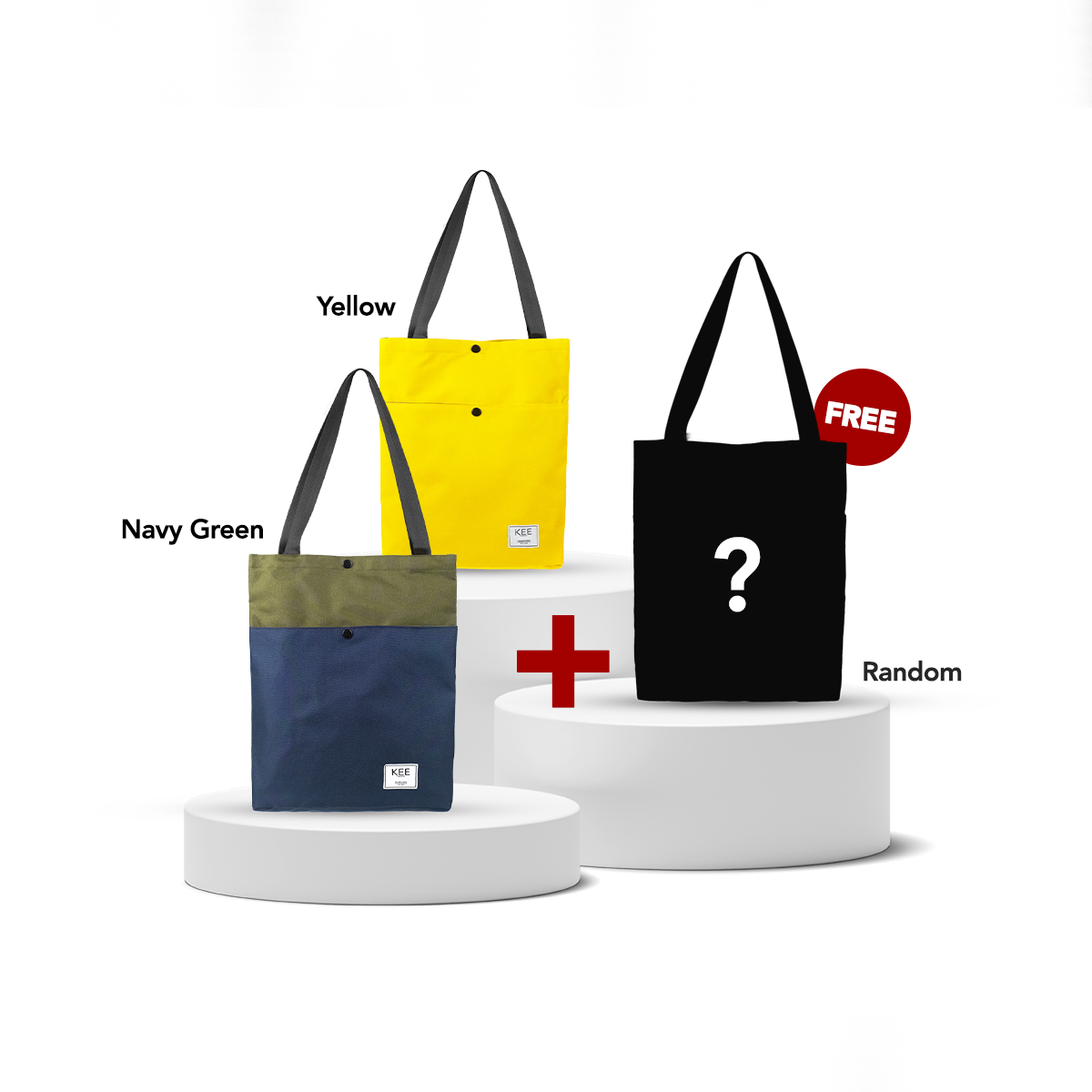 Buy 2 Get 3 - Lila 1.0 Tote Bag-Tote Bag-KEE INDONESIA