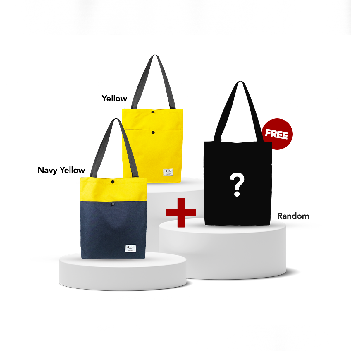 Buy 2 Get 3 - Lila 1.0 Tote Bag-Tote Bag-KEE INDONESIA