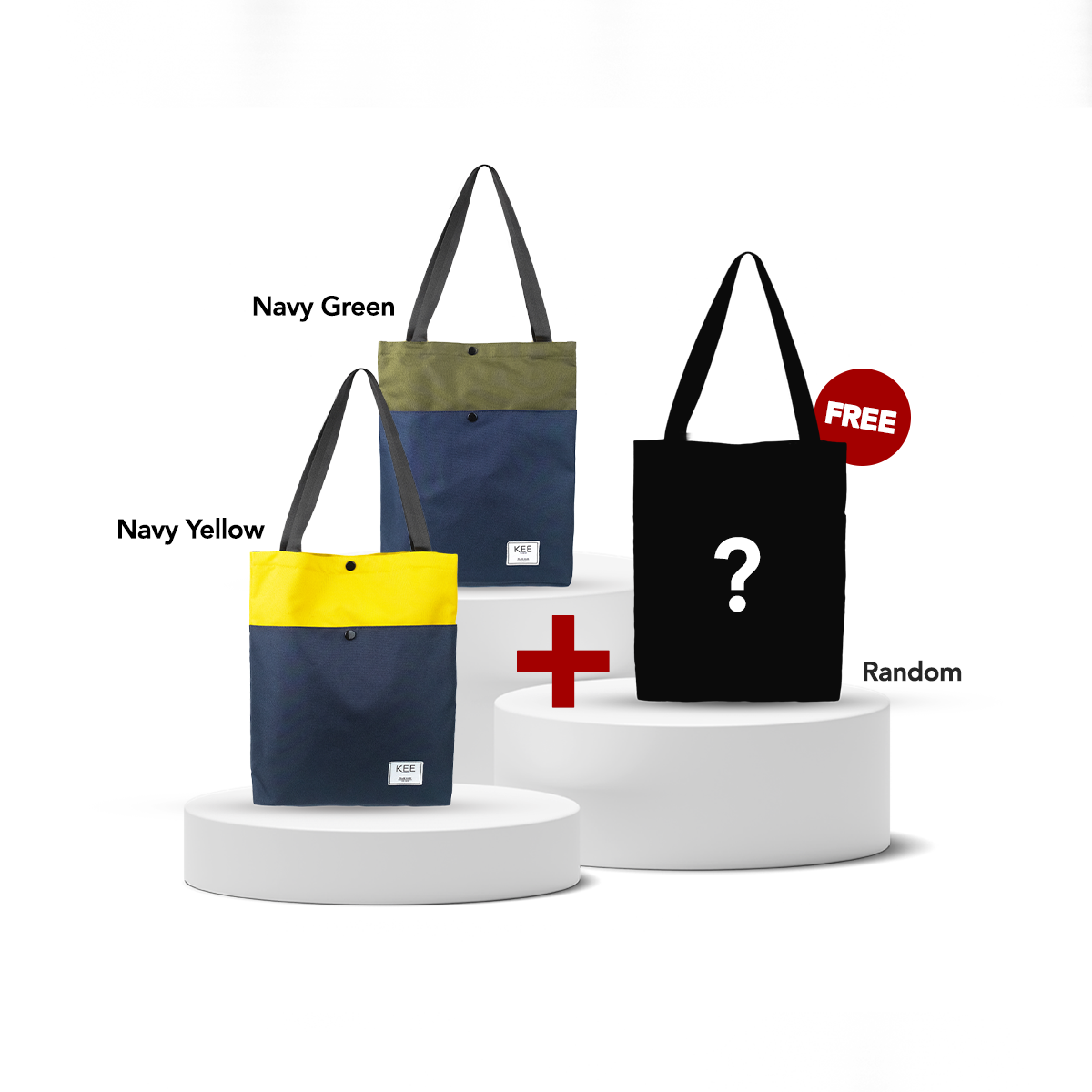 Buy 2 Get 3 - Lila 1.0 Tote Bag-Tote Bag-KEE INDONESIA