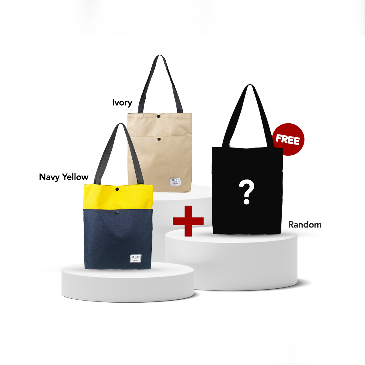 Buy 2 Get 3 - Lila 1.0 Tote Bag-Tote Bag-KEE INDONESIA