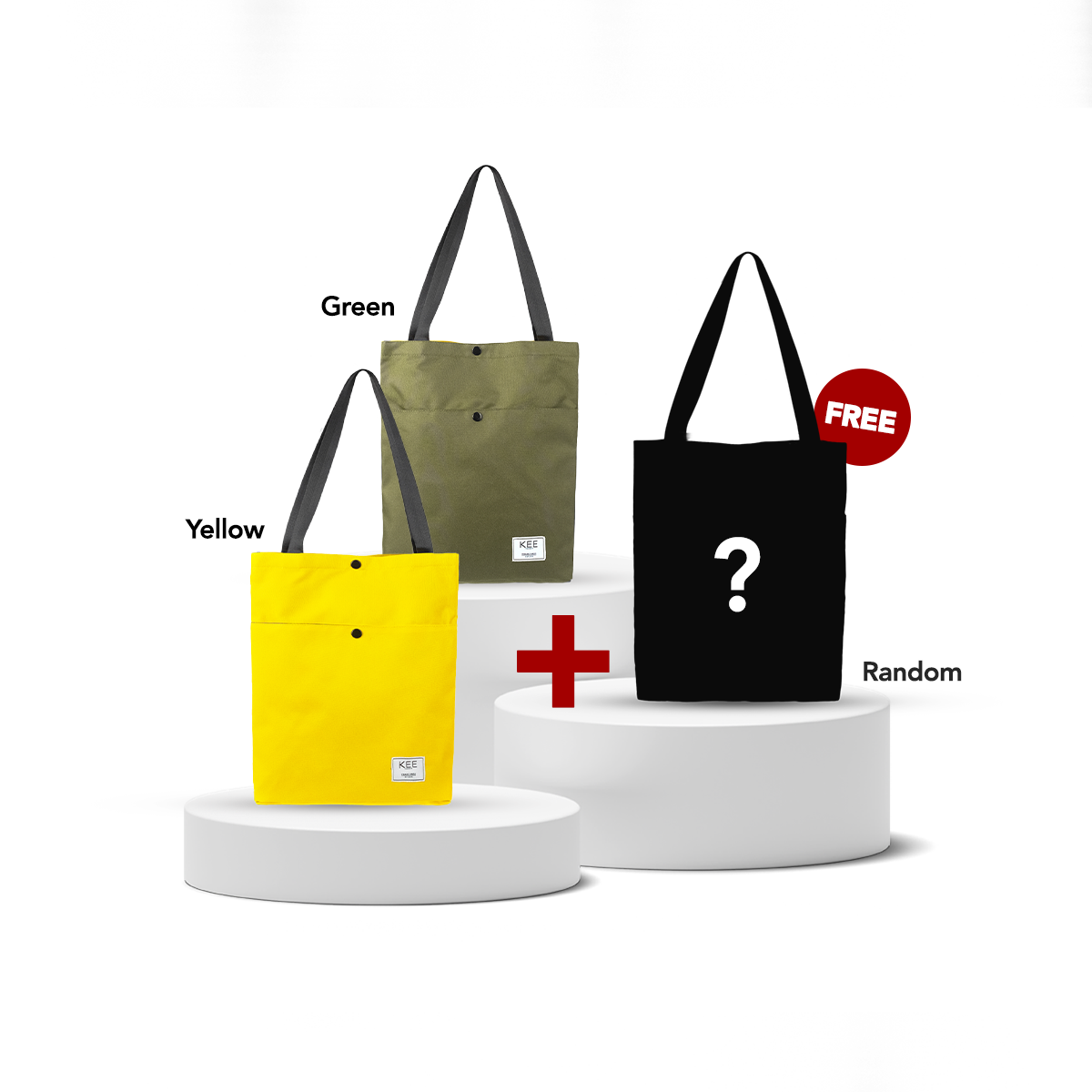 Buy 2 Get 3 - Lila 1.0 Tote Bag-Tote Bag-KEE INDONESIA