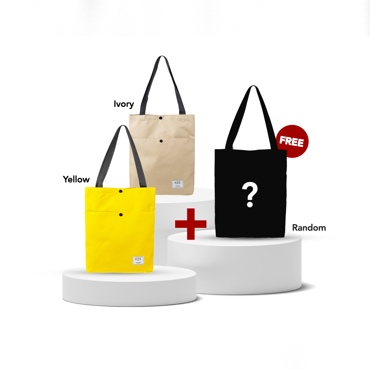 Buy 2 Get 3 - Lila 1.0 Tote Bag-Tote Bag-KEE INDONESIA