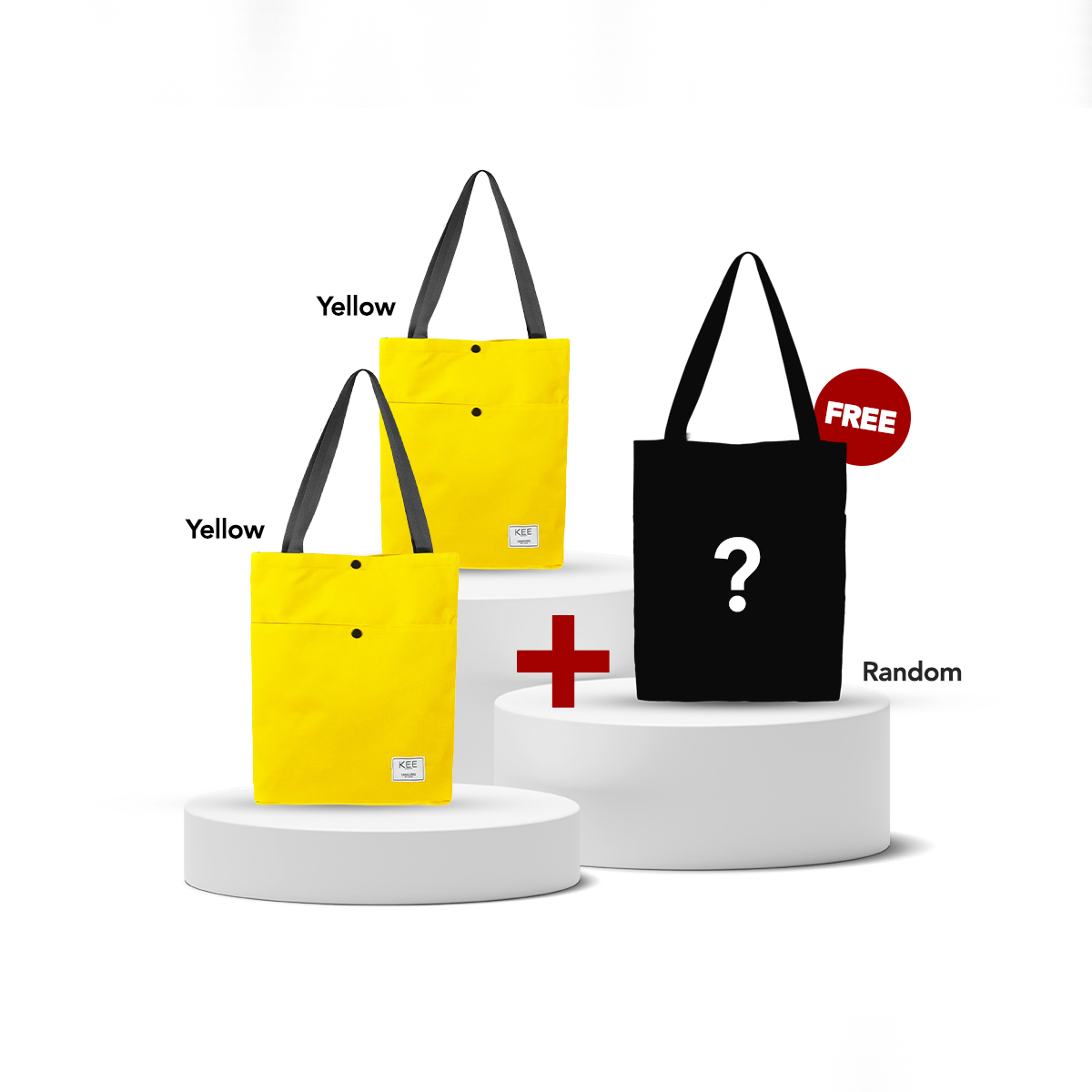 Buy 2 Get 3 - Lila 1.0 Tote Bag-Tote Bag-KEE INDONESIA