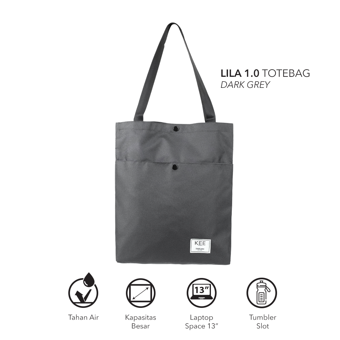 Buy 2 Get 3 - Lila 1.0 Tote Bag-Tote Bag-KEE INDONESIA