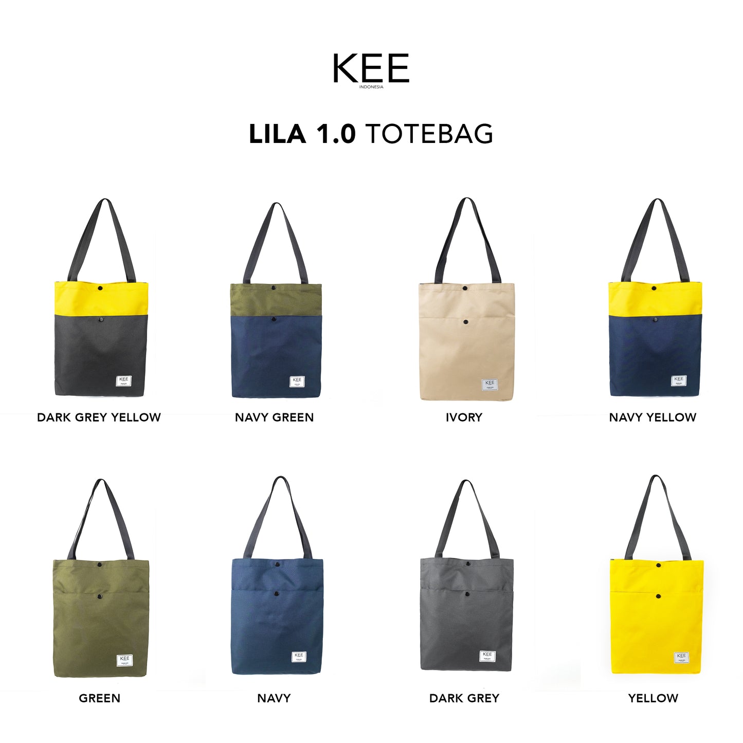 Buy 2 Get 3 - Lila 1.0 Tote Bag-Tote Bag-KEE INDONESIA