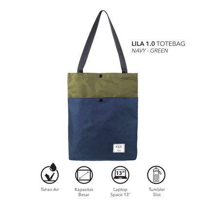 Buy 2 Get 3 - Lila 1.0 Tote Bag-Tote Bag-KEE INDONESIA