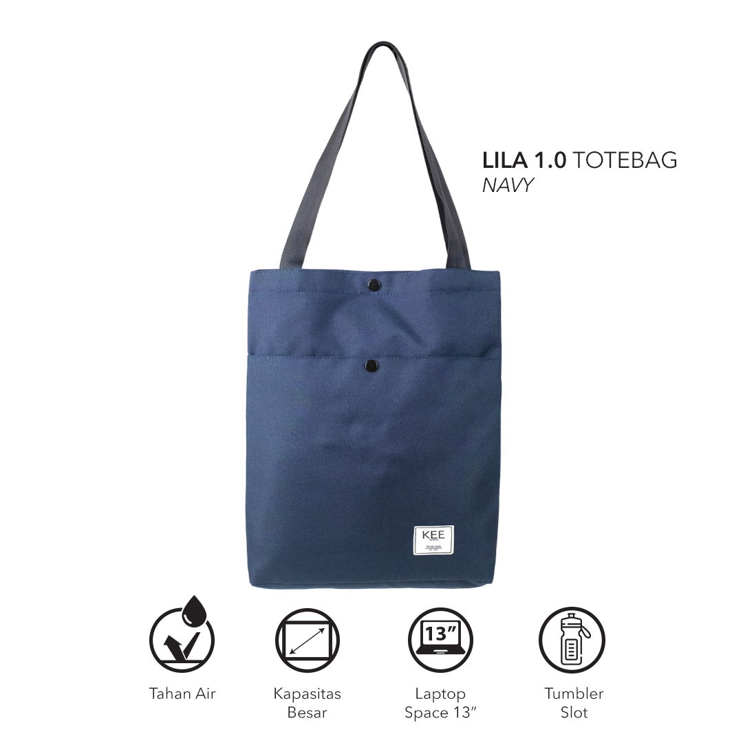 Buy 2 Get 3 - Lila 1.0 Tote Bag-Tote Bag-KEE INDONESIA